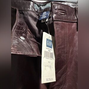 Vintage Gap real leather, bootcut pants. Size 12